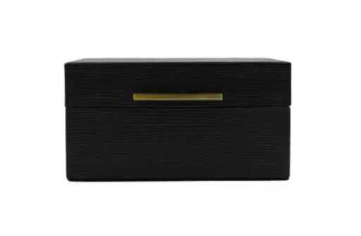 [TDH1102] Soft Rectangular Box Black