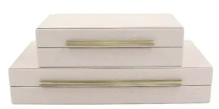 [TDH1104] Soft Ecru Box M Gold