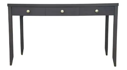 [TDH1113] Elements Writing Desk, Red Oak, Plywood With Oak,Dark Coffee Color