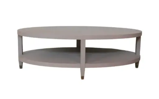 [TDH1115] Elements Oval Coffee, Table Red Oak+Plywood  With Red Oak Veneer,Color Pending