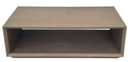 [TDH1119] طاولة قهوة مستطيلة من إيليمنتس، مصنوعة من خشب البلوط الأحمر والخشب الرقائقي مع قشرة خشب البلوط