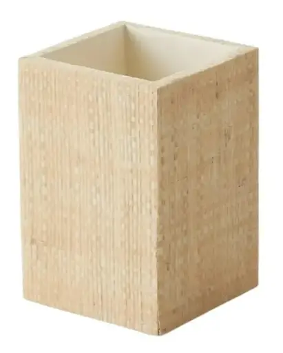 [TDH1127] Pigeon and Poodle Ghent Brush Holder, Natural