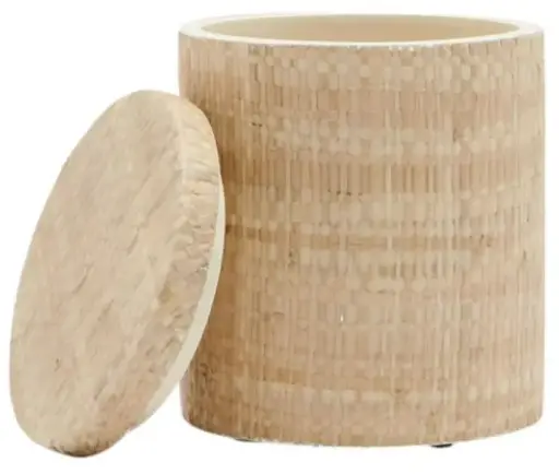 [TDH1128] Pigeon and Poodle Ghent Large Canister, Natural