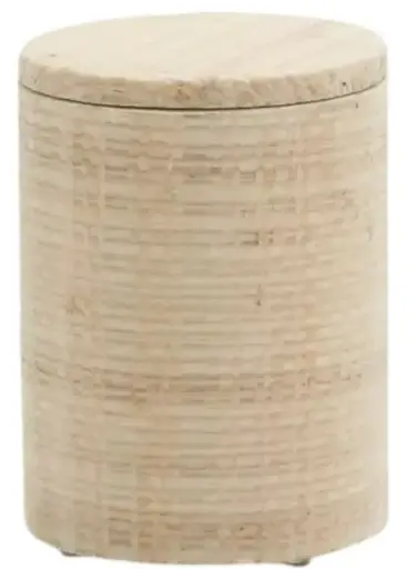 [TDH1129] Pigeon and Poodle Ghent Small Canister, Natural