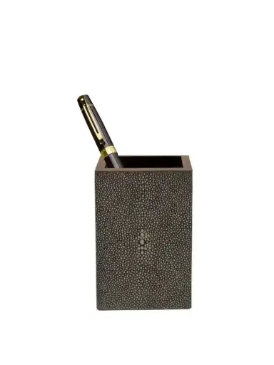 [TDH1133] Pigeon and Poodle Manchester Brush Holder, Dark Mushroom