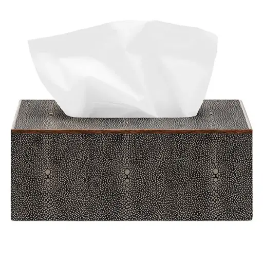 [TDH1143] Pigeon and Poodle Manchester Rect Tissue Box, Dark Mushroom