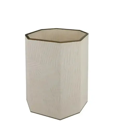 [TDH1157] Laura Hammett Living Elemental Waste Paper Bin - Ivory 