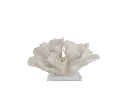 [TDH902] Soft Coral White PL With Acrylic Base M