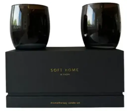 [TDH271] Soft Rose Oud Candle Set/2 