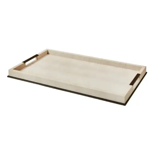 [TDH374] Addison Ross- Sophie Paterson Ecru Shagreen Tray