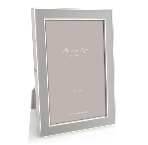 [TDH845] Addison Ross Chiffon Enamel & Silver Frame 8x10
