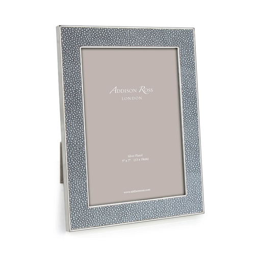 [TDH847] Addison Ross Grey Shagreen & Silver Frame 8x10