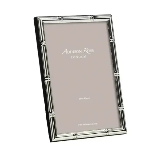 [TDH1191] Addison Ross Bamboo Silver Plated Photo Frame 8x10