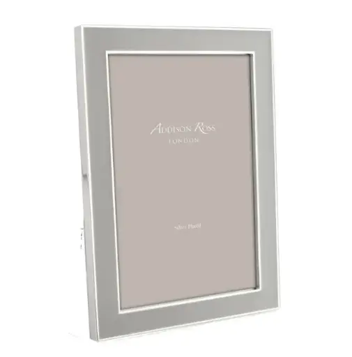 [TDH1192] Addison Ross Chiffon Enamel & Silver Frame  4x6