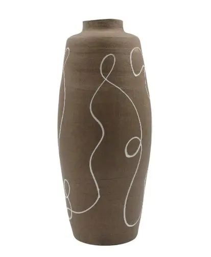 [TDH1233] Soft Sahara Essence Vase Cocoa