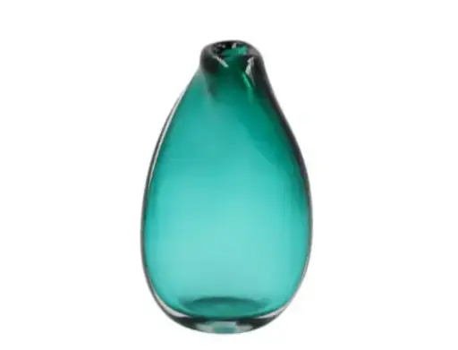 [TDH1291] Soft Teal Glow Centerpiece Vase - Large