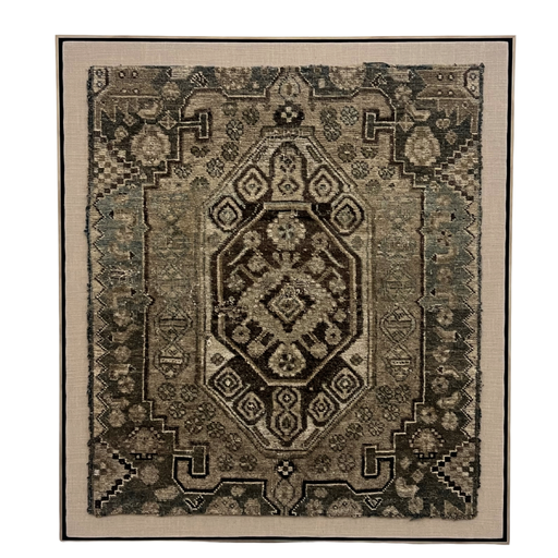 [TDH690] Loloi- Vintage Rug Fragment- Metallic 