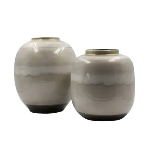 [TDH1464] Soft Handpainted Porcelain Vase Large