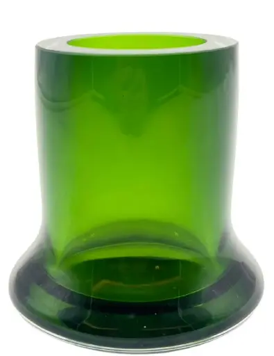 [TDH1585] Soft Green Haze Bamboo Vase Small