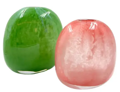 [TDH1604] Soft Lava Green Glass