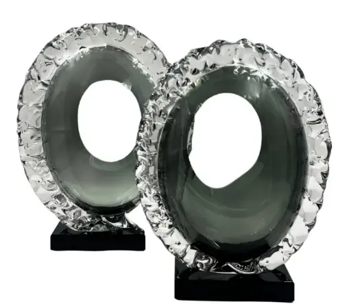 [TDH1631] Soft Concentric Cloud Small Gray