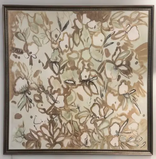 [TDH1685] Soft Painting Gold Leaf 150*150 CM  