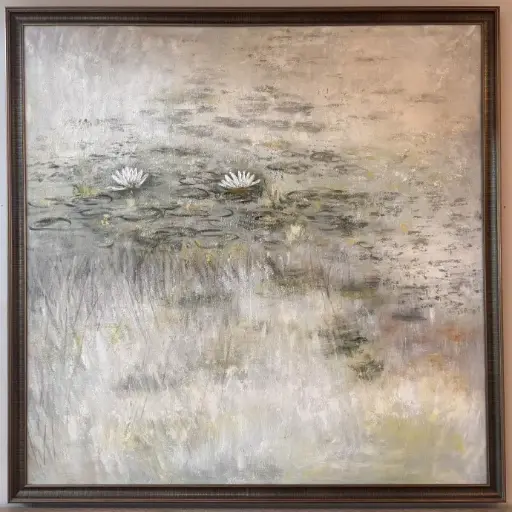 [TDH1688] Soft Painting Gold Leaf 150*155 CM  
