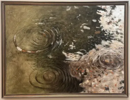 [TDH1691] Soft Painting Gold Leaf 200*150 CM  