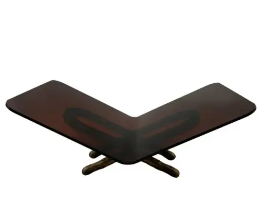 [TDH1724] Soft Brown Smoked Acrylic Bookstand