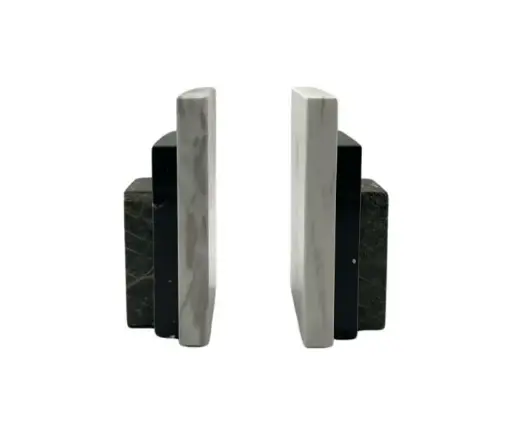 [TDH1723] Soft Marble Bookends 